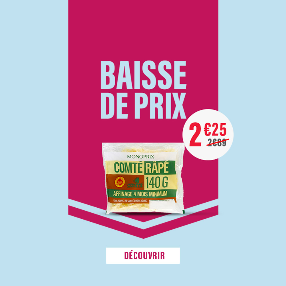 Prix en baisse sur plus de 500 produits du quotidien