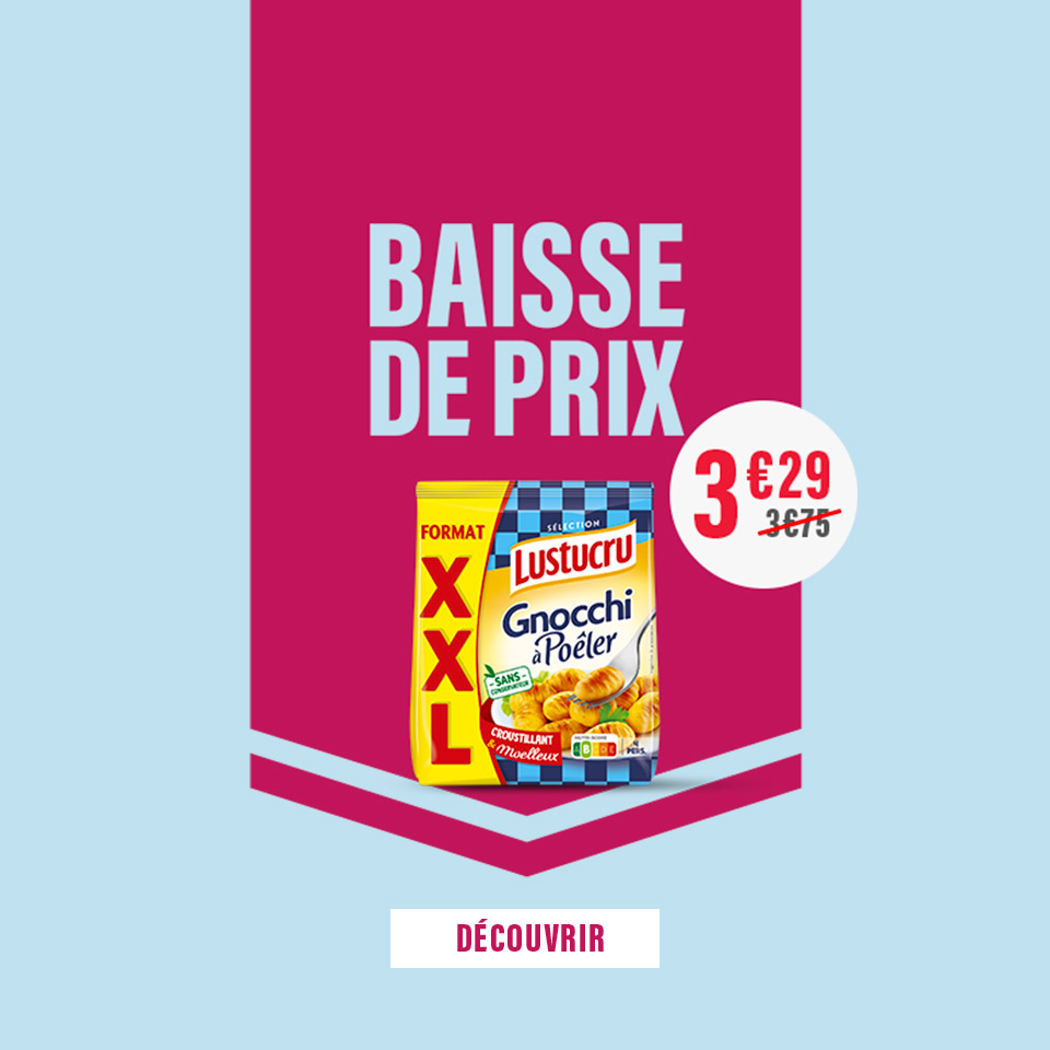 Prix en baisse sur plus de 500 produits du quotidien