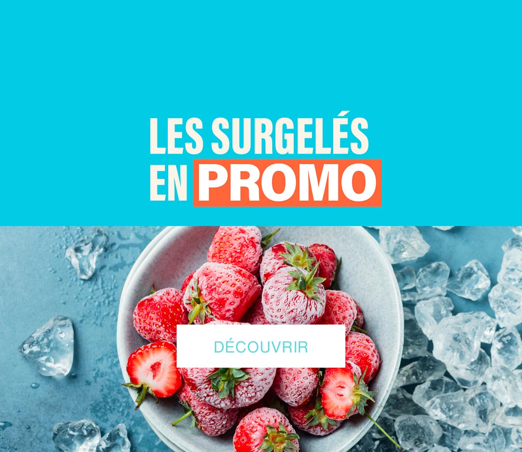 Encart promo surgelé