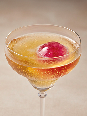 Mocktail rubis glacé
