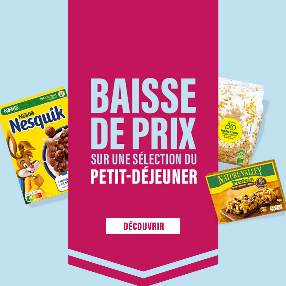 Prix en baisse sur plus de 500 produits du quotidien