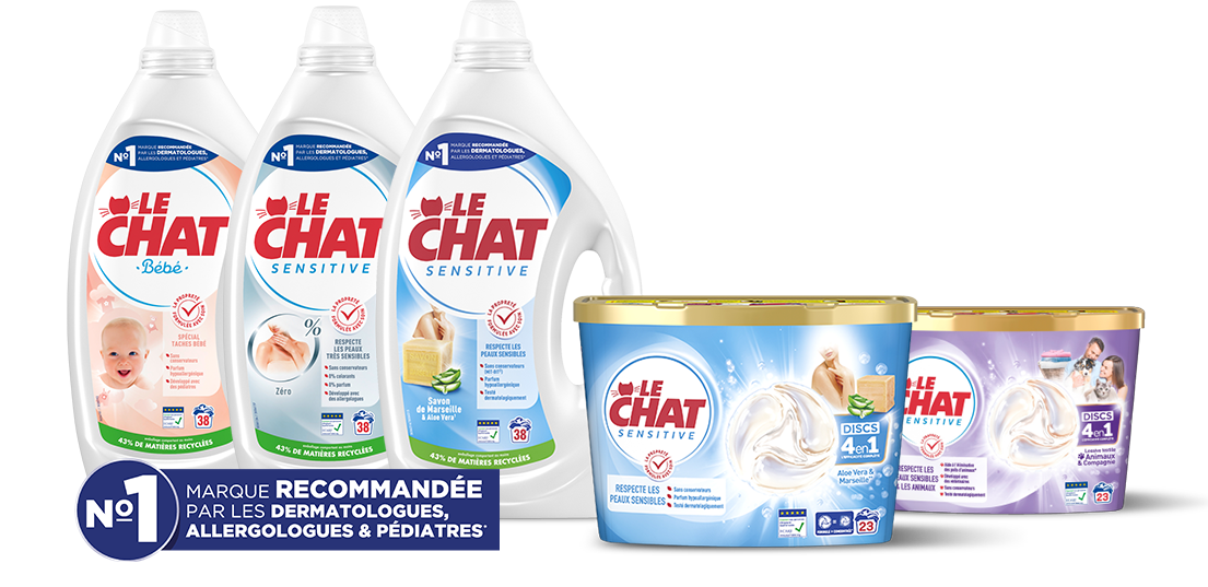 N°1 marque recommandée par les dermatologues, allergologues & pédiatres