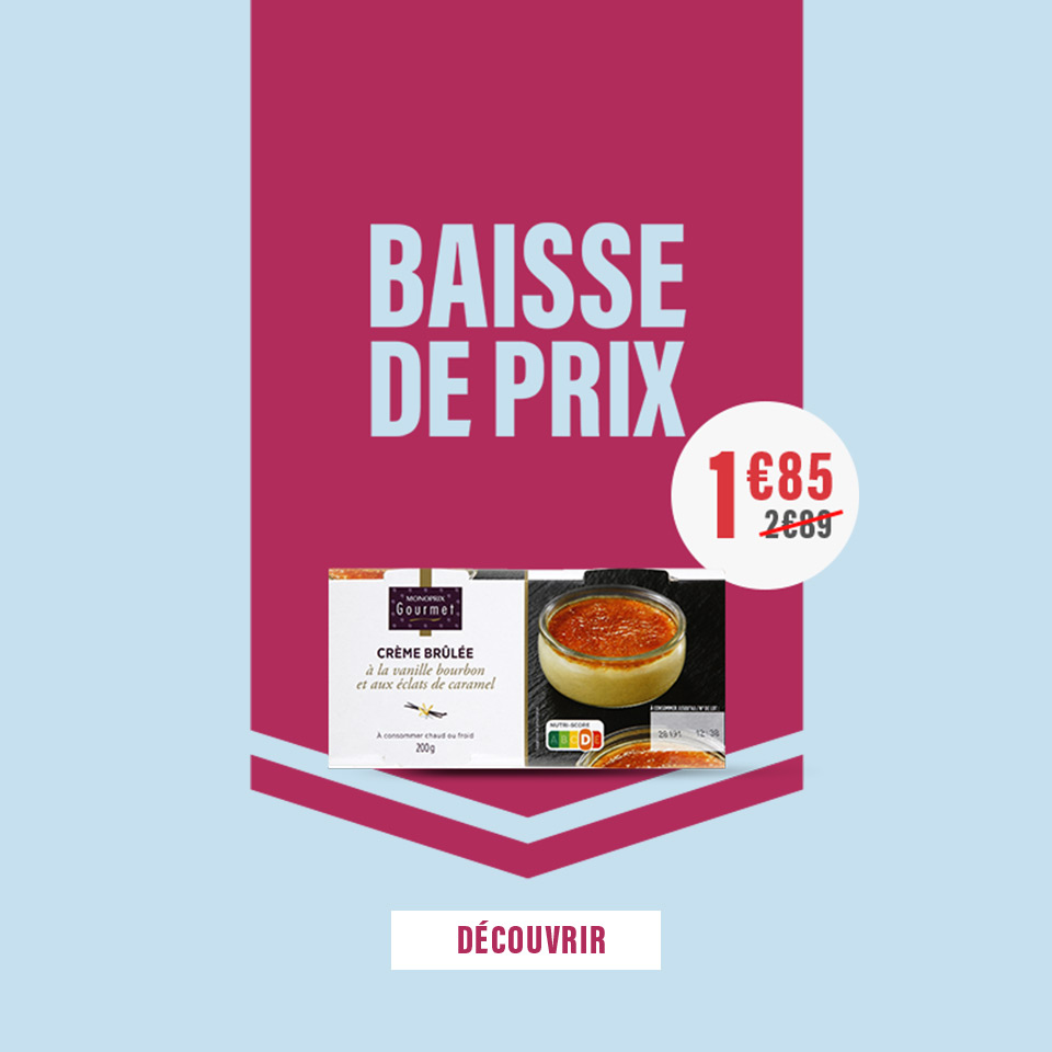 Prix en baisse sur plus de 500 produits du quotidien