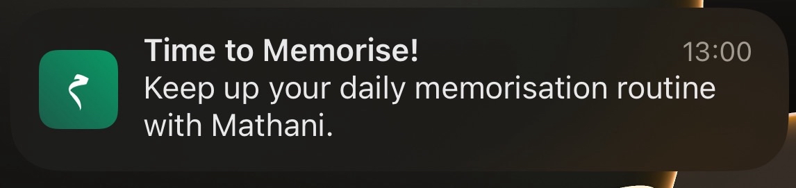 mathani notification