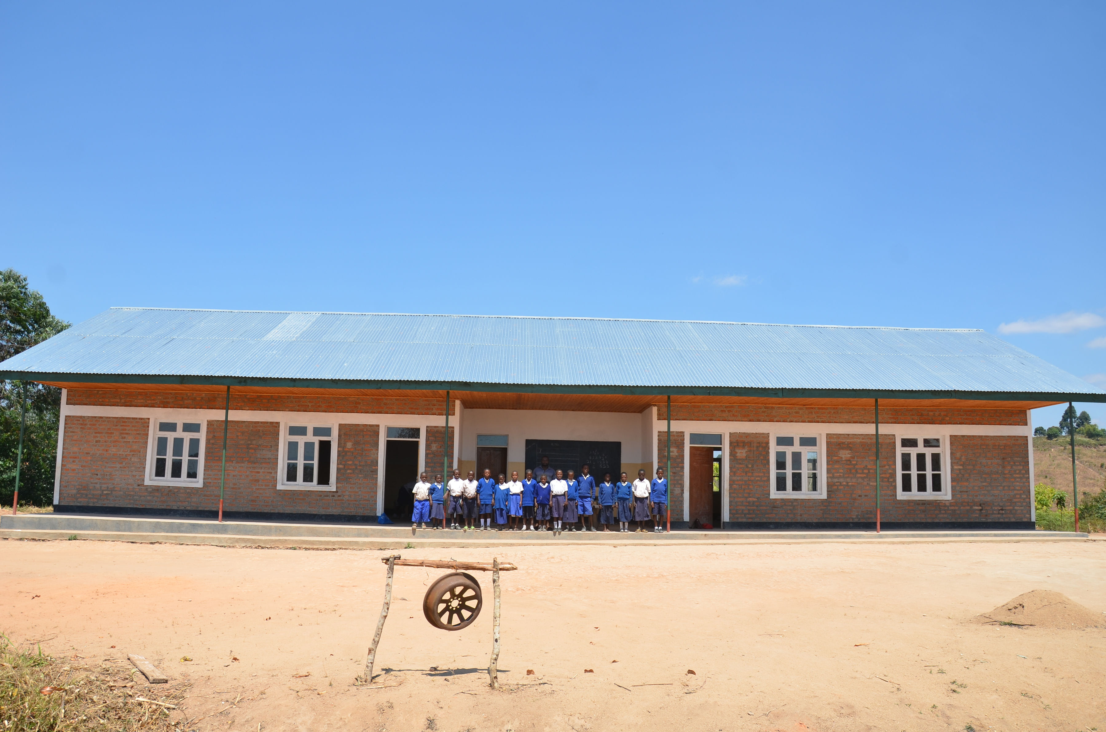 A school built by the project
