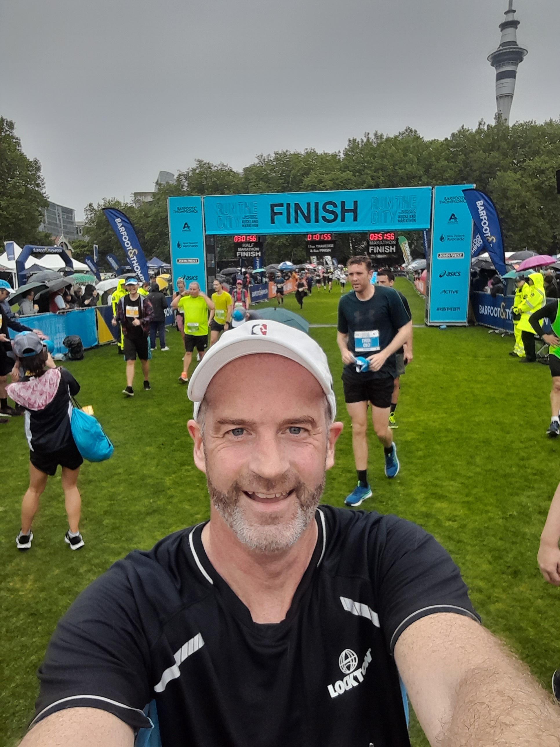 Niall Martin Auckland Marathon Cystic Fibrosis