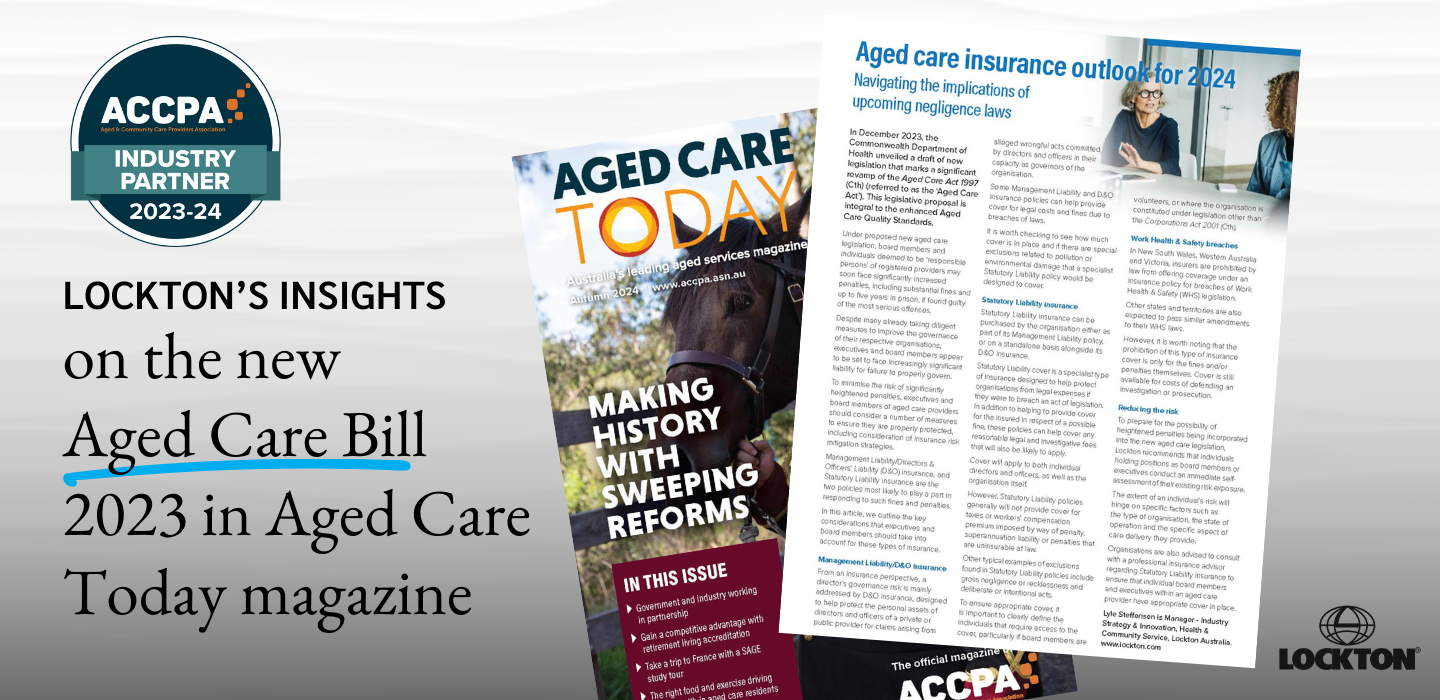 Aged Care Today - Autumn Edition