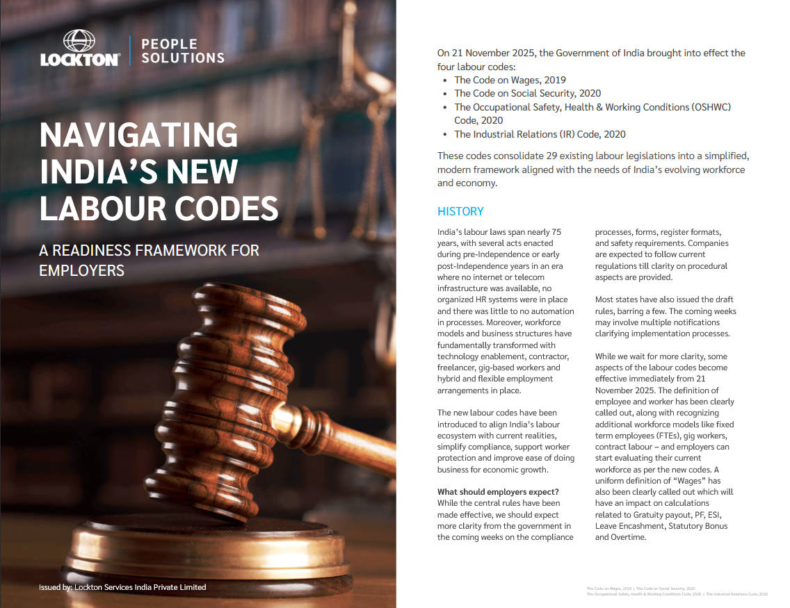 Navigating India's New Labour Codes - Cover