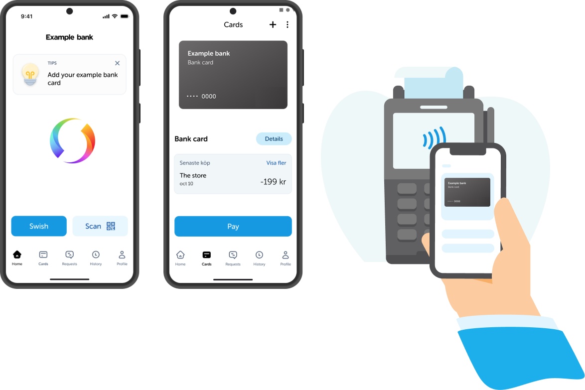 Swish - Swish, the largest payment app in Sweden, enables payment cards  directly in the app