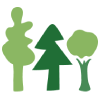 Erdőgazdálkodás ikon