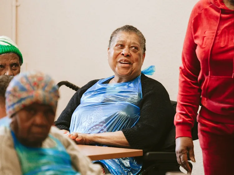 Yvonne socialising at the African Caribbean Care Centre