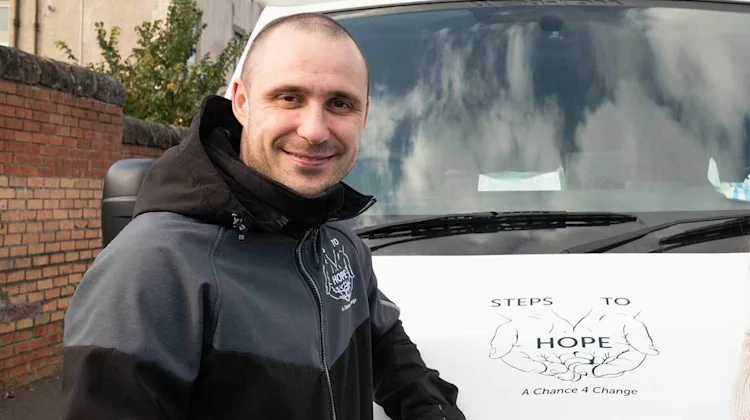 Ritchie and his food truck.