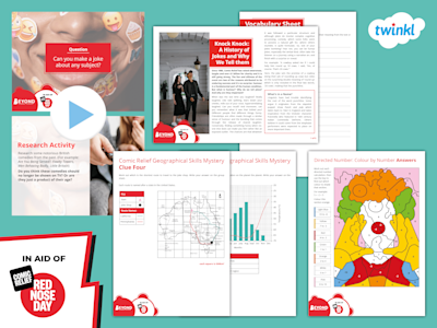 Image of Secondary school resource from Comic Relief partner Twinkl