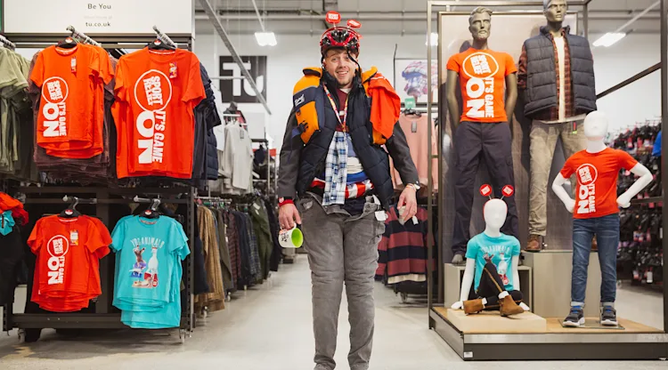 Roman Kemp wearing layers of clothes