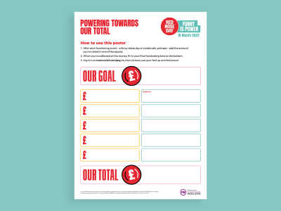 Red Nose Day 2022 Schools Totaliser Poster