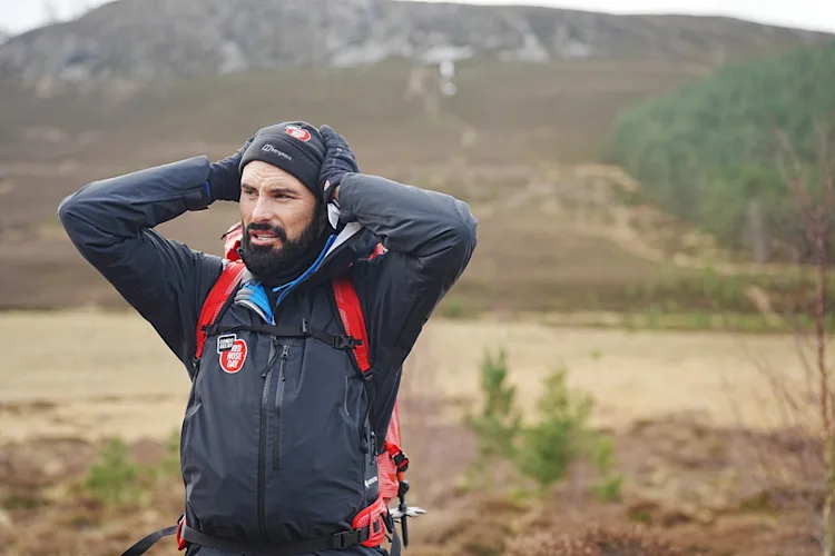 Rylan during his Red Nose Day challenge in the Scottish Highlands