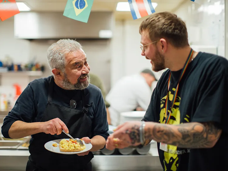 Volunteers at The Booth Centre in Greater Manchester