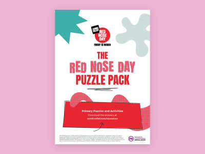 Puzzle pack for Red Nose Day 2024.