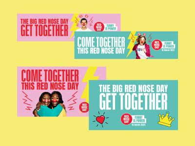 Red Nose Day 2022 Intranet banners