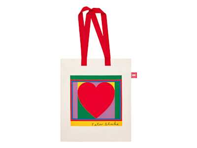 Image of Comic Relief's Peter Blake designed Tote Bag on a white background