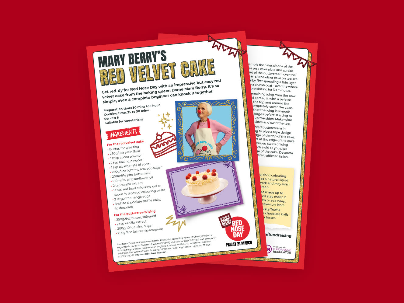 Image of the Red Velvet cake recipe card
