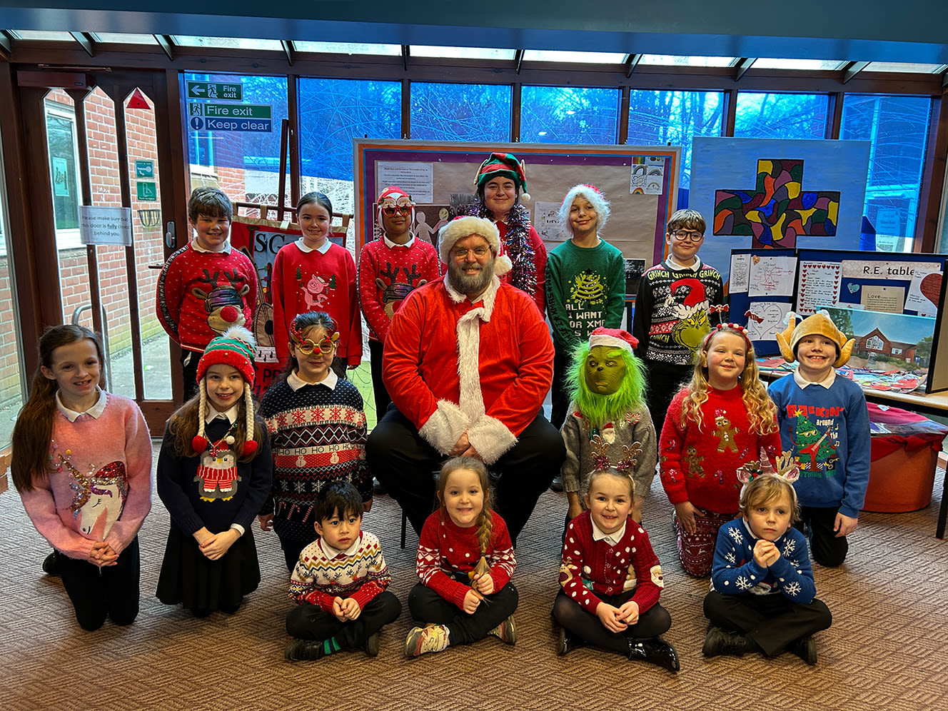 Pupils at the St Gregory CEVC Primary School