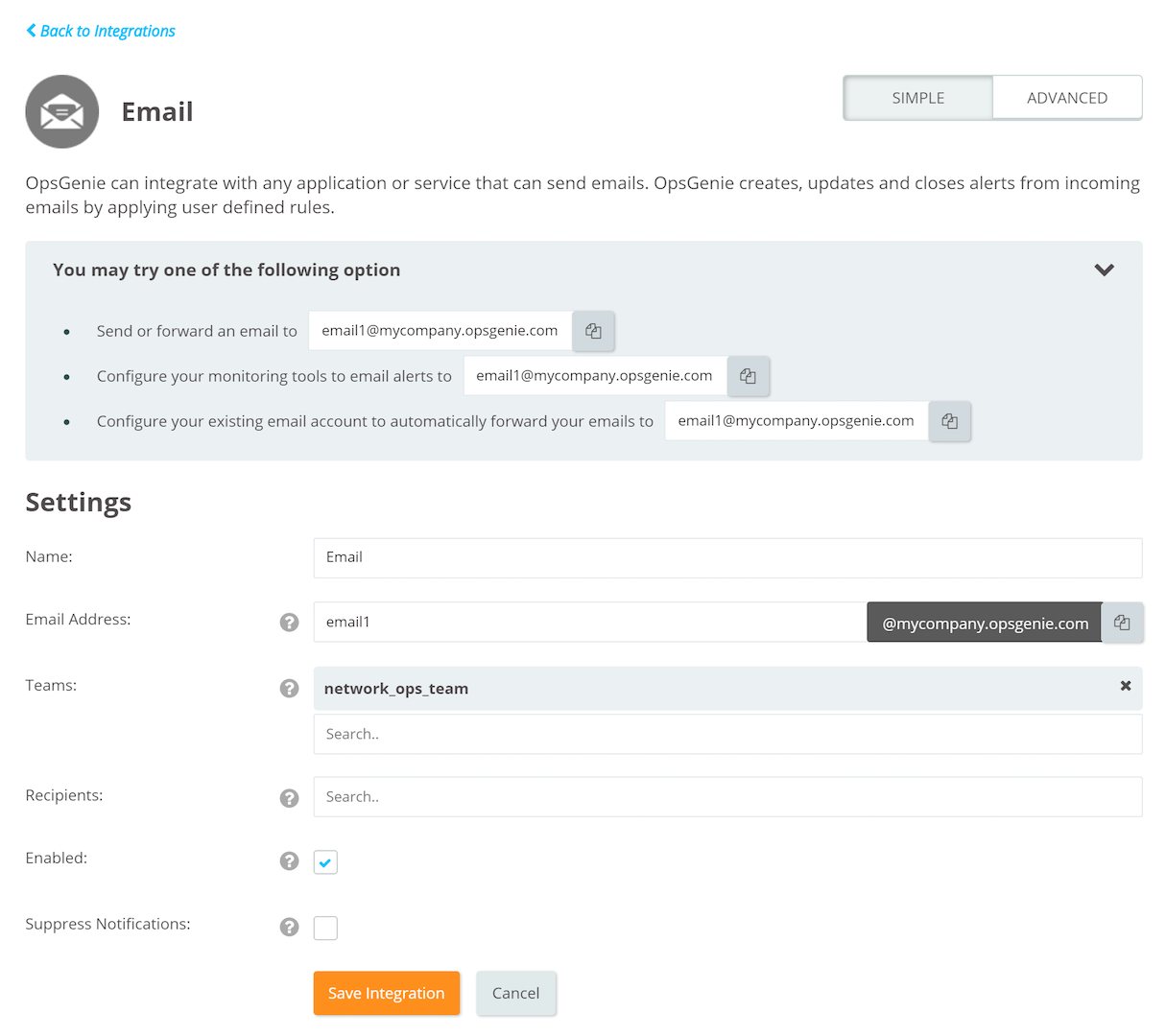 Integrate Opsgenie with OpenNMS | Opsgenie | Atlassian Support