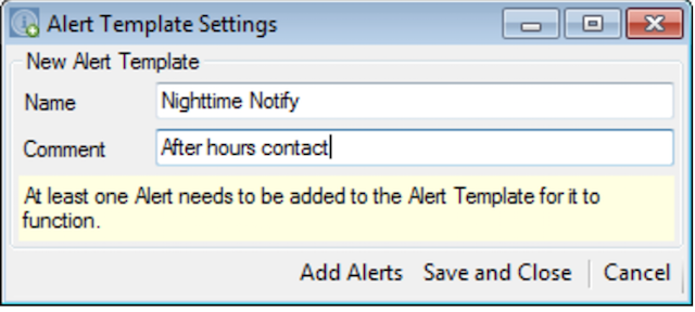 ConnectWise Automate template settings