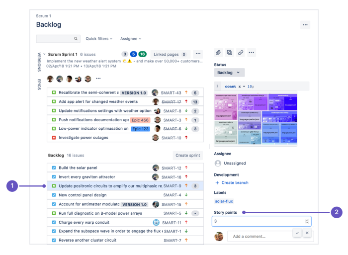 課題の見積もりを行う Jira Software Cloud アトラシアン サポート