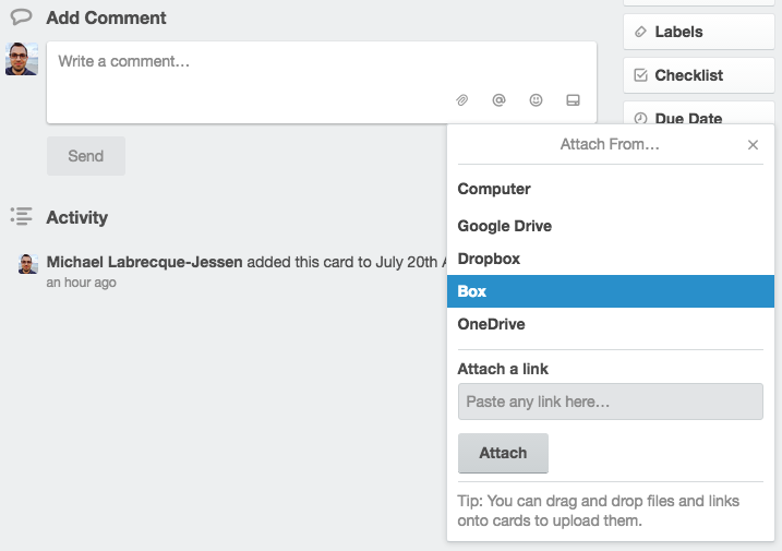 Powering Up Card-Back attachments & Jira and Confluence Power-Ups