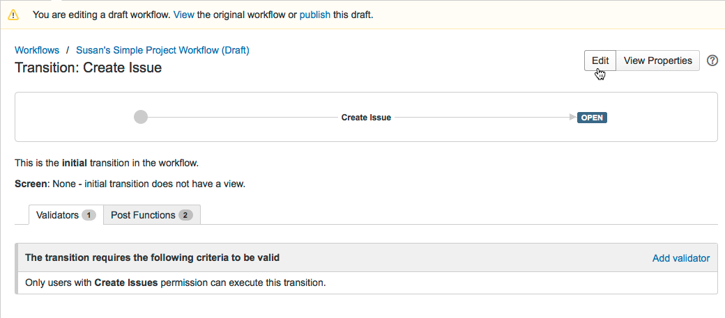 Step 3 to configure initial status