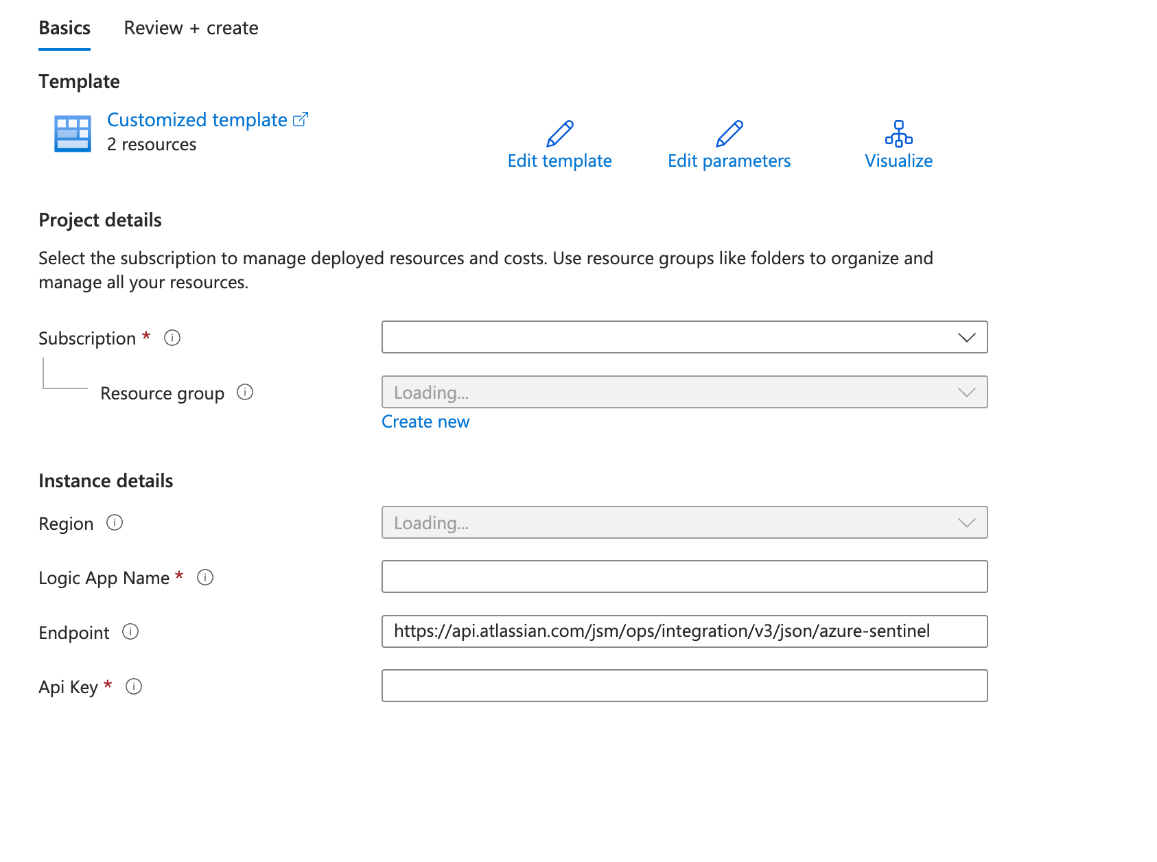 Azure Sentinel configuration