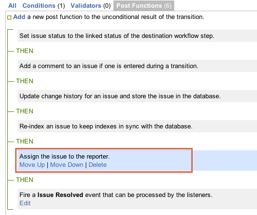 Post Functions Jira Server
