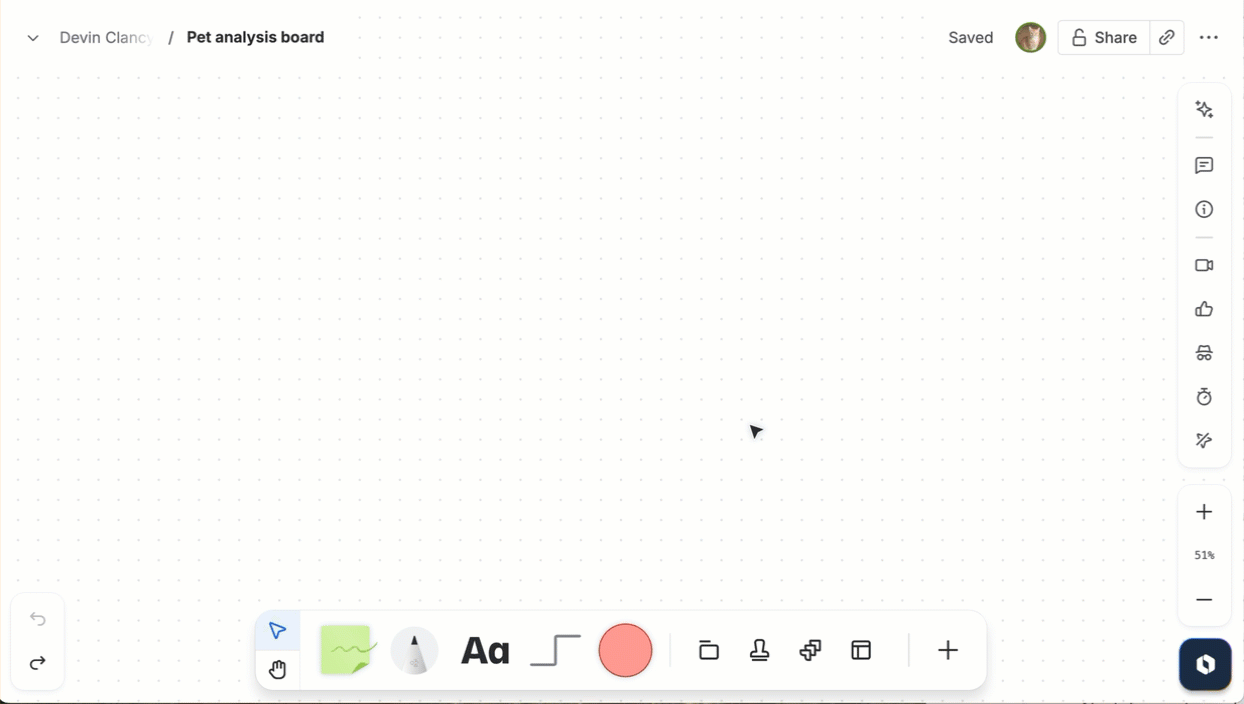 The smart create control is used to access AI-driven content.