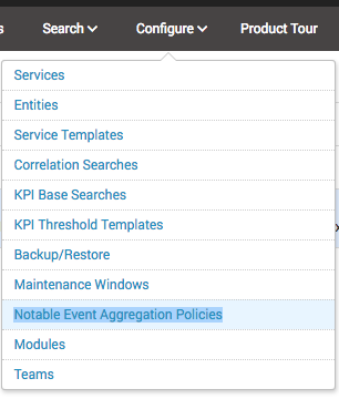 Notable Event Aggregation Policies