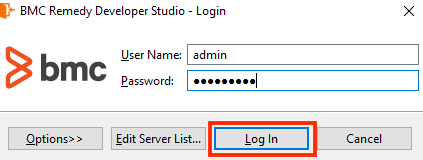 BMC Remedy login