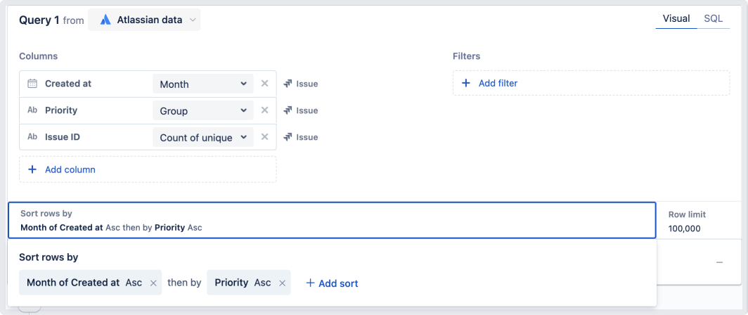 sort-and-limit-the-rows-of-your-visual-mode-query-atlassian-analytics