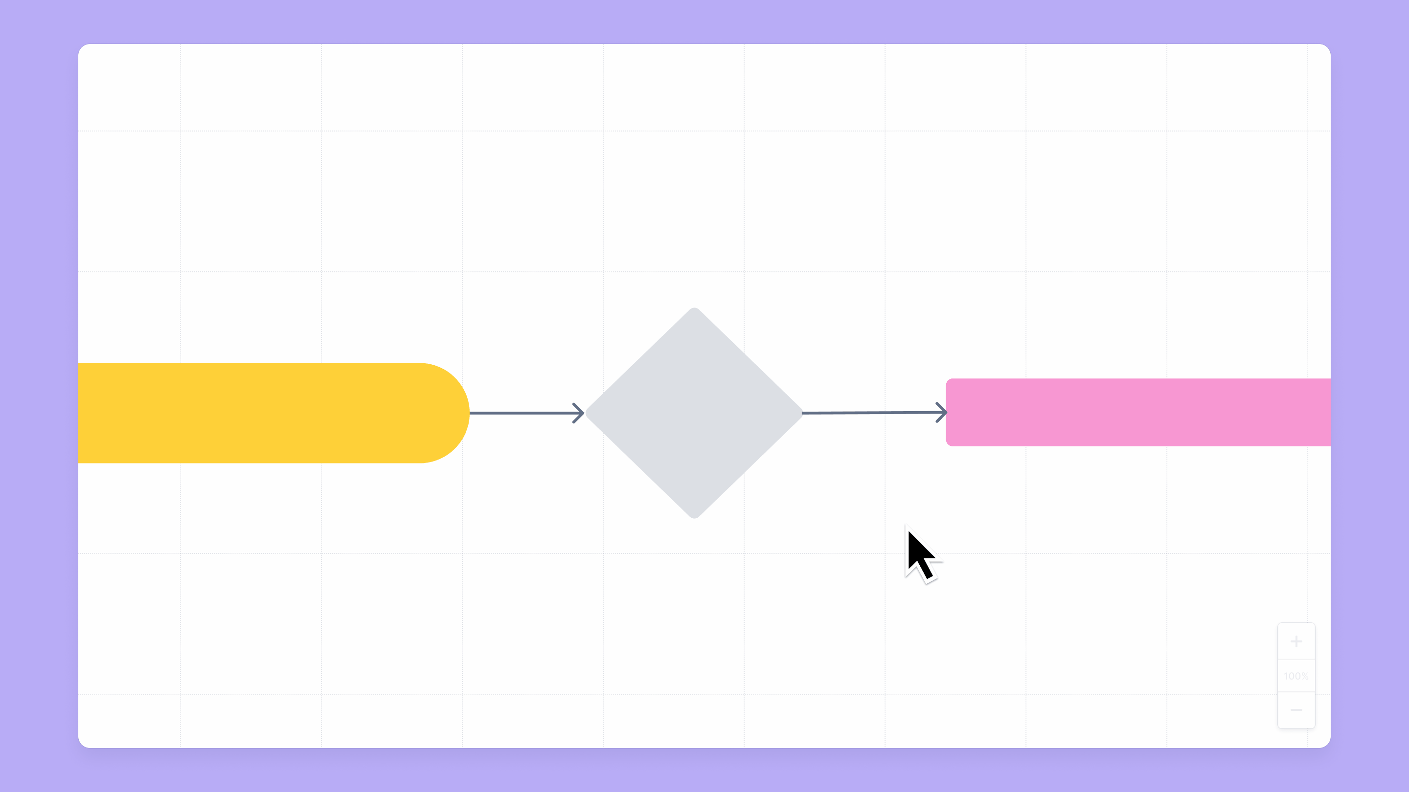 Selecting and changing the color of a shape