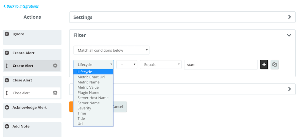 Pingdom Server Monitor Filter Variables