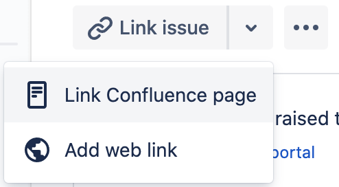 Link issues in issue view