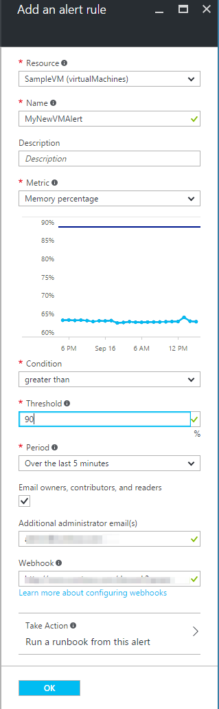 Microsoft Azure alert