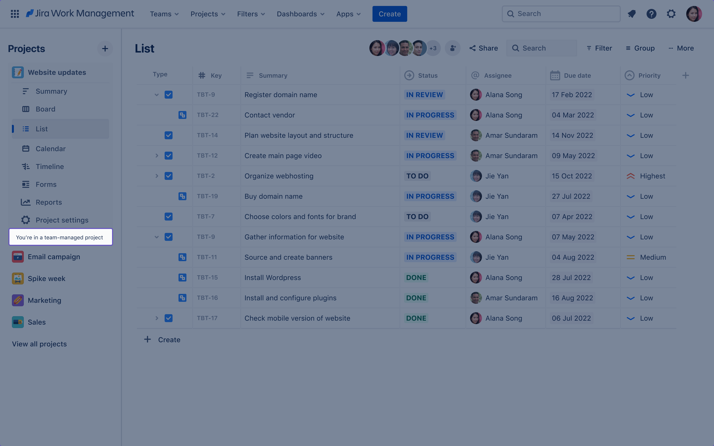 Is My Project Team Managed Or Company Managed Jira Work Management Cloud Atlassian Support