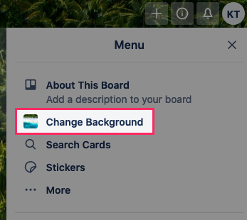 Changing board backgrounds | Trello | Atlassian Support