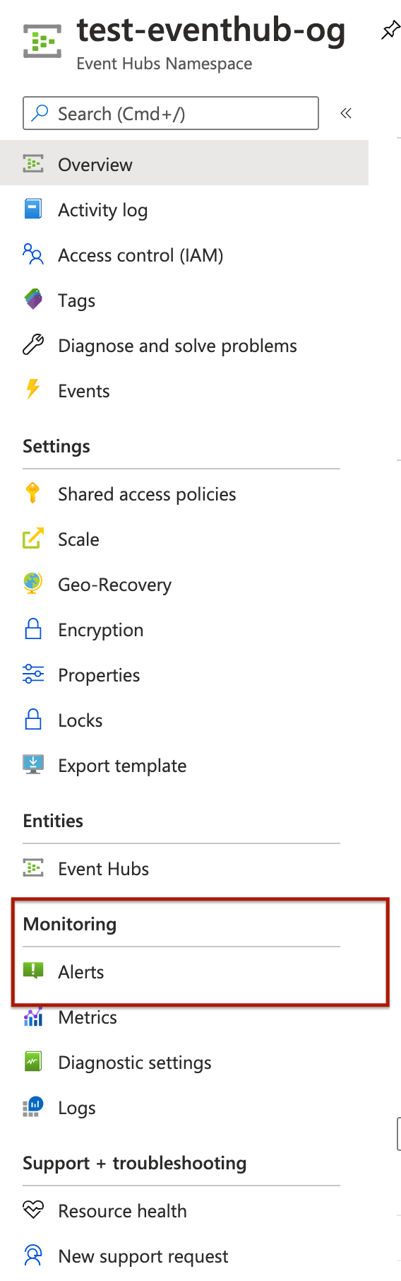 Microsoft Azure Event Hubs Monitor
