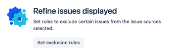 Learn how to add an exclusion rule to Advanced Roadmap issue sources in Jira Software Cloud