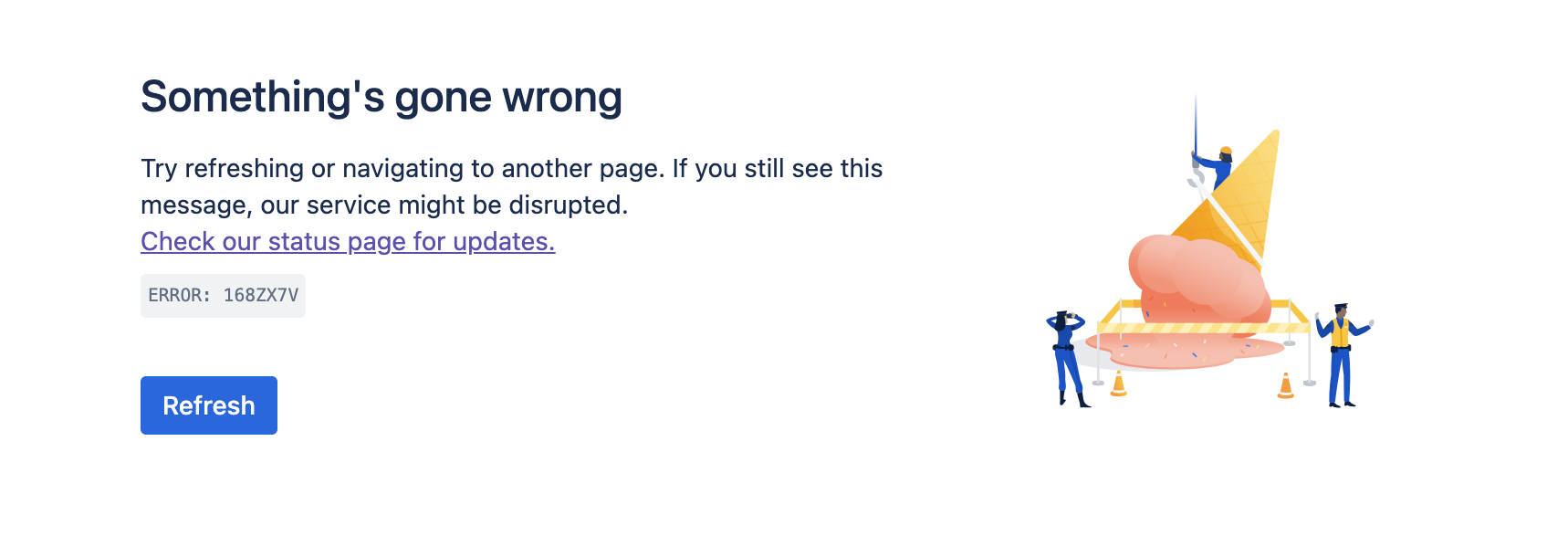 Something's gone wrong