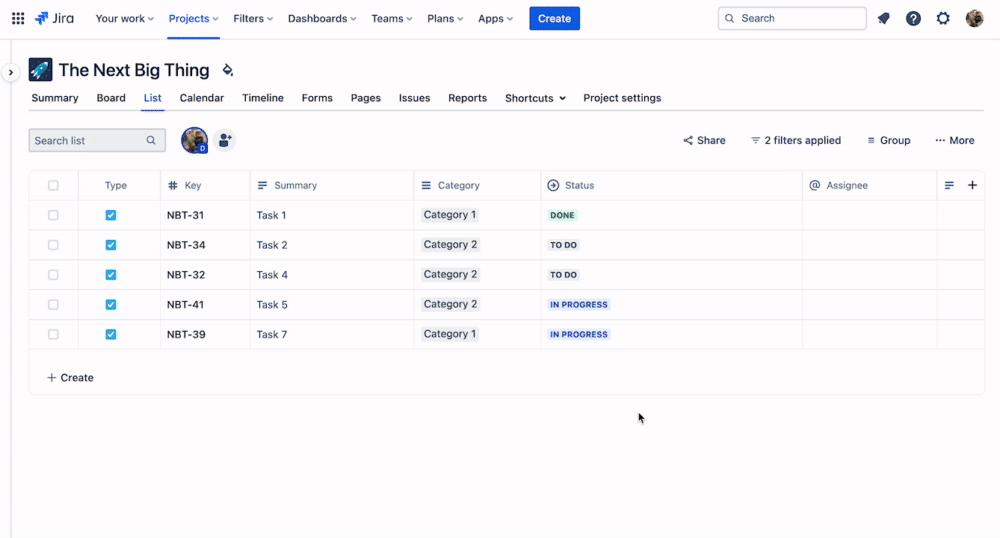 alt="Clear filters by selecting x next to the field"