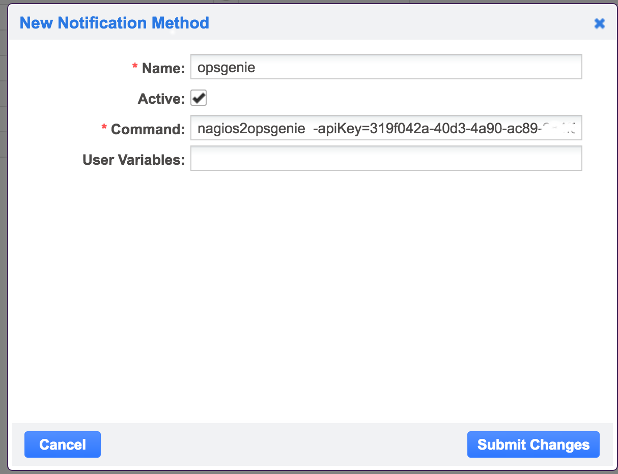 Opsview new notification method