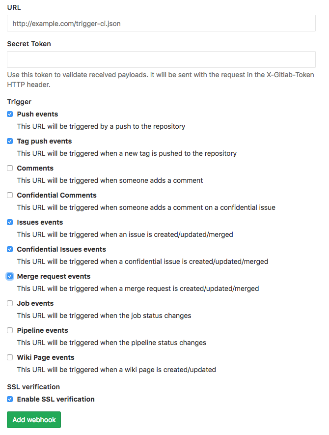 GitLab Webhook