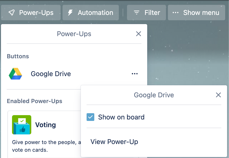 Enabling Power-Ups | Trello | Atlassian Support